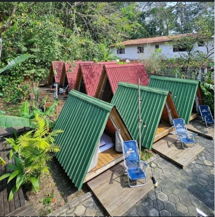 Hospedagem em chalé sustentável